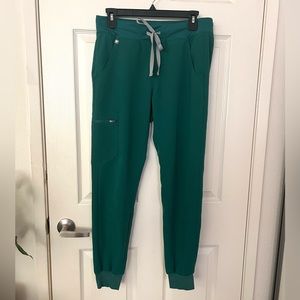 Figs Zamora Jogger Scrub Pants - Hunter Green - S